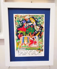 Francesco Musante Serigraphy Love You Are The Pearl... Pop Home Decor Art