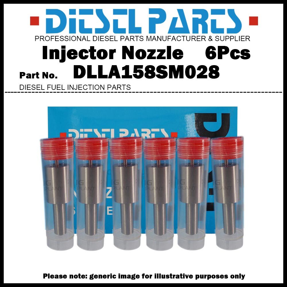 6Pcs Fuel Injector Nozzle Tips NP-DLLA158SM028 105025-0280 for