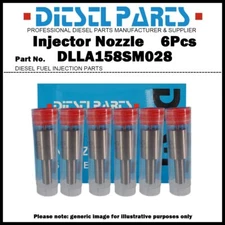 6Pcs Fuel Injector Nozzle Tips NP-DLLA158SM028 105025-0280 for ISUZU GIGA 6WA1