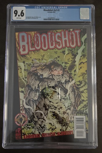 Bloodshot Vol 2 #2 CGC 9.6  (Valiant Acclaim Comics August 1997) NM