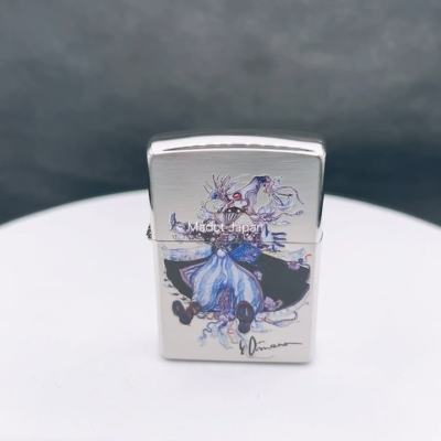 Zippo Yoshitaka Amano Final Fantasy Mage Double-sided processing Zippo Yoshitaka Amano Final Fantasy Mage Double-sided processing