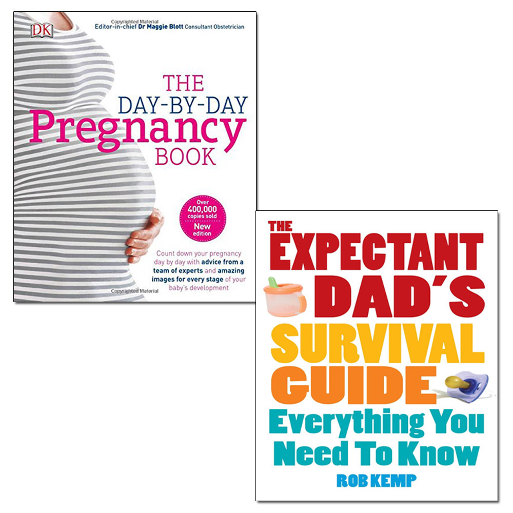 Expectant Dad's Survival Guide and Day-by-Day Pregnancy 2 Books Collection Set