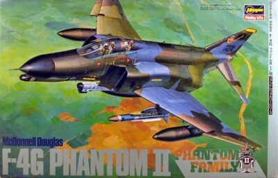 NOB Hasegawa 1/48 McDonnell Douglas F-4G Phantom II Kit (c1983) - P4-07004 [HT5]