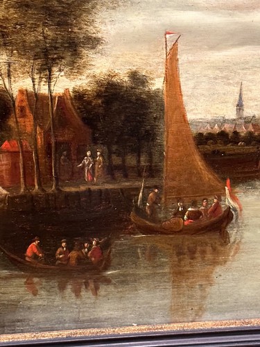 Antique Dutch oil on panel Painting, Circle of Pieter Bout 1658-1702 - Picture 5 of 9