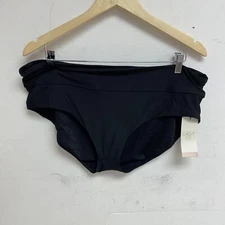 Calia Women's Swim Collection Mid Rise Swim Boyshort Pure Black WSA21502 New!