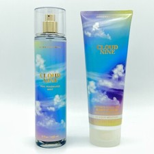 Bath Body Works Cloud Nine Fine Fragrance Mist and Body Cream 2-Piece Bundle