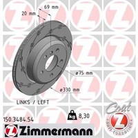 Zimmermann Bremsscheiben Hinten Ø330 InnenbelüFtet FüR BMW 5Er Touring