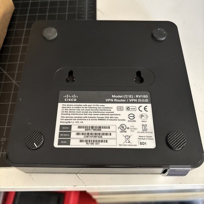 Routeur VPN Cisco RV180 – P/N RV180 V01 – Avec Alimentation – Occasion