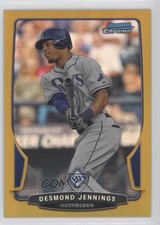 2013 Bowman Chrome Gold Refractor 32/50 Desmond Jennings #111 0c2