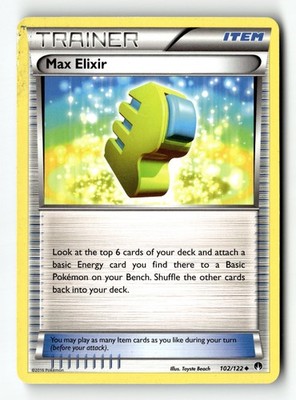 Pokemon Karte Max Elixier LP XY - BREAKpoint 102/122