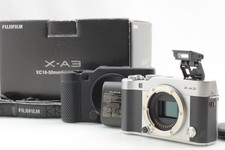  Exc 5 in Box Fujifilm Fuji X-A3 24.2 MP Mirrorless Camera Silver Body JAPAN