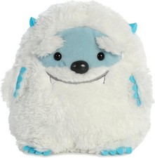 Aurora  Festive Holiday Baby Yeti White Stuffed Animal, 6 in