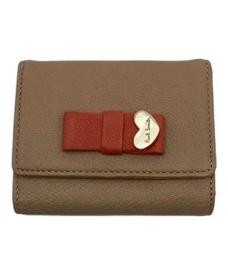PAUL SMITH                    Tri-fold wallet Beige x Orange PWU902