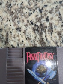 Final Fantasy (NES) - 100% Authentic - Very Clean - w/ Pink Case & Red Sleeve