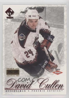 2001 Pacific Private Stock Premiere Date 42/100 David Cullen #135 Rookie RC 08ee