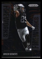2025 Panini Prizm #11 Brock Bowers Fireworks