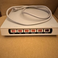 Vintage PC-0061 Surge Protector Power Strip 5 Outlets 125V 15A E115193