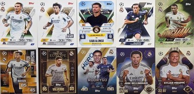 Topps Match Attax Extra 2025/2026  Champions League  10x Real Madrid