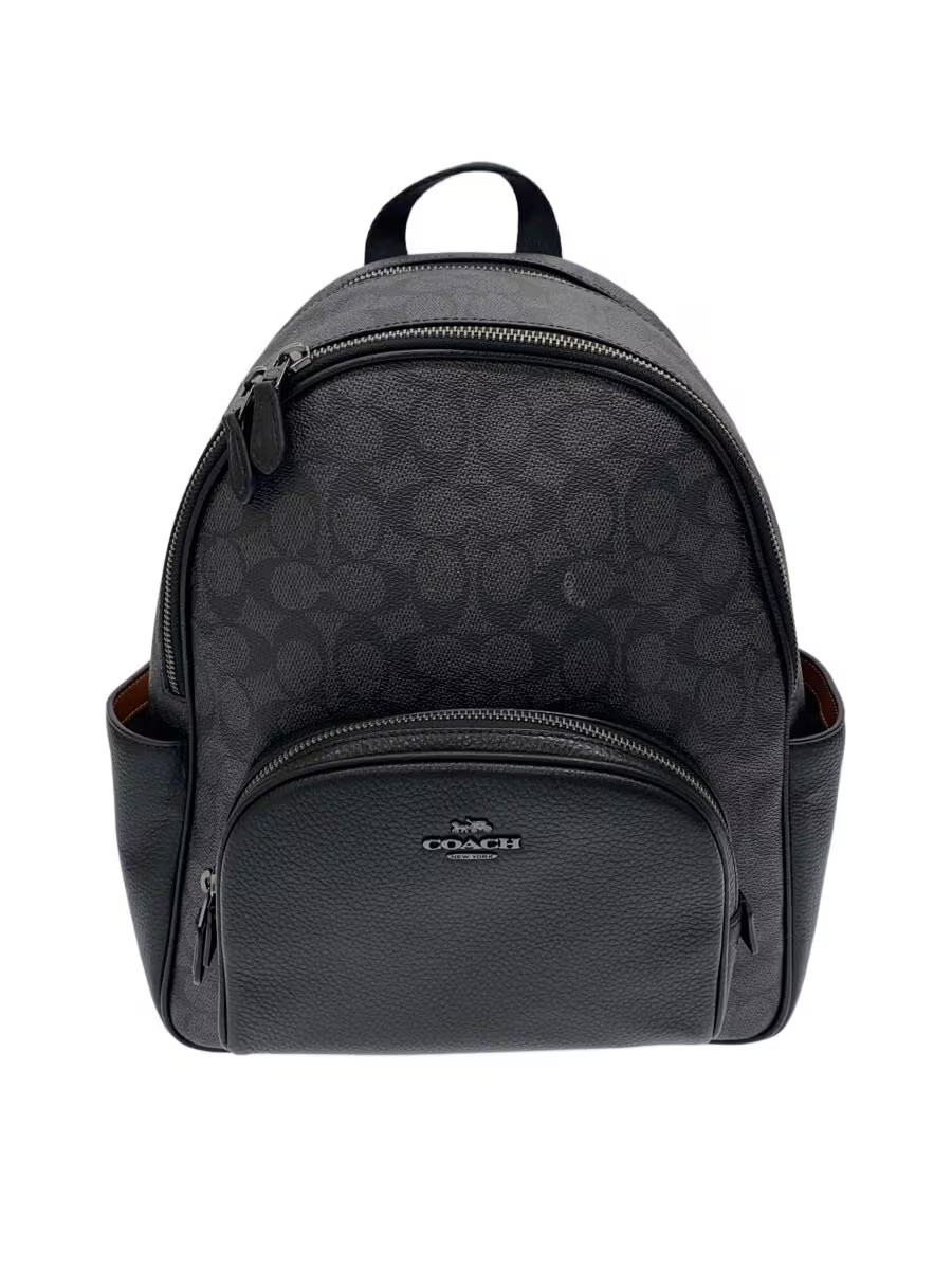 COACH Black All-Over Print Backpack CZ176 Stylish Durable Design