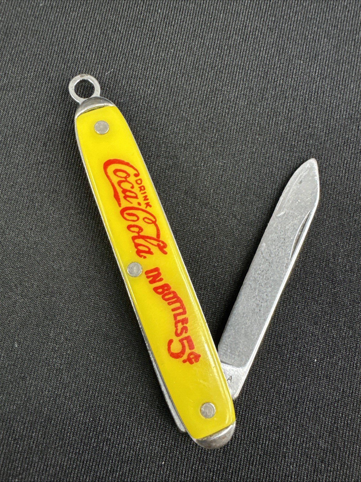 5&cent; Vintage Promotional Pocket Knife Keychain