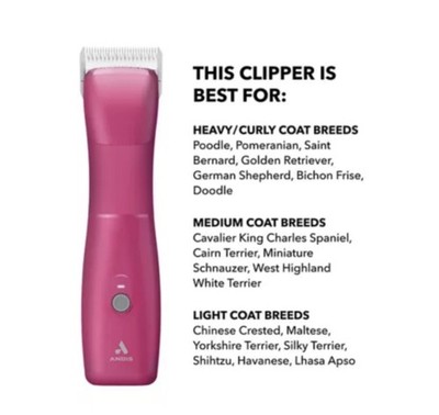 New Andis eMerge Detachable Ceramic Edge Blade Cord / Cordless Clipper Dog Pet