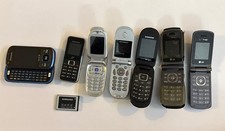 Lot of 7 Vtg Cell Phones Motorola Samsung Nokia Verizon Flip - Untested As-IS