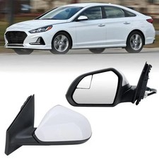Left Driver Side Mirror Compatible with Hyundai Sonata 2015-2019 5-pins