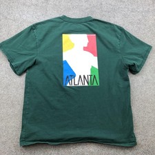 Atlanta 1996 Centennial Olympics Shirt Mens Large Green Heritage Graphic Tee