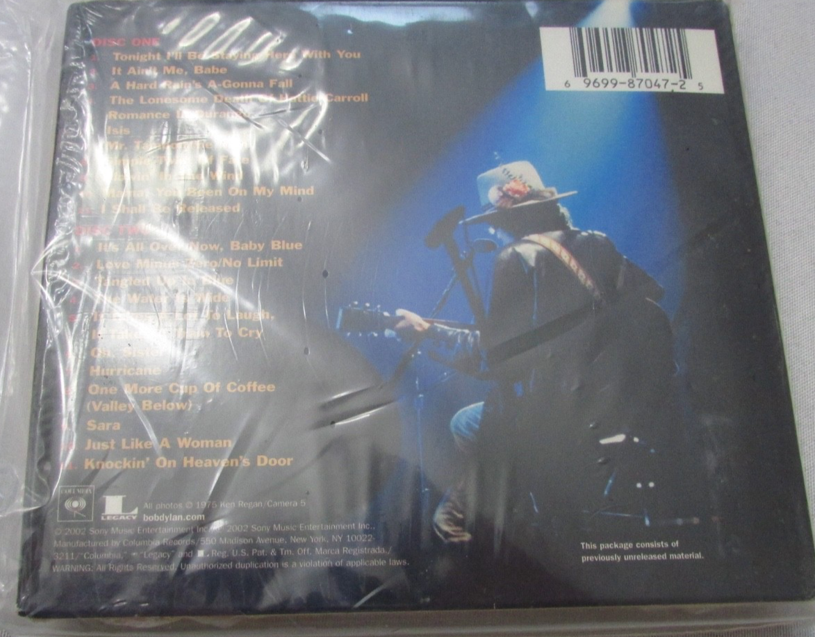 BOB DYLAN LIVE 1975 THE ROLLING THUNDER REVUE 2 CD Nm/Nm CD F52 | eBay