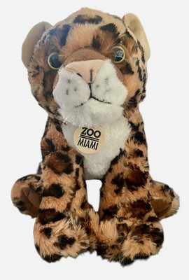 Wild Republic Leopard Baby 12 Miami Zoo EUC Plush Stuffed Animal Soft Toy