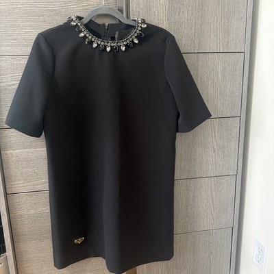 Philipp Plein CADY T-SHIRT DRESSES CRYSTAL CHAIN .  Size S