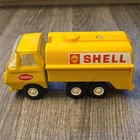Tonka Shell Theme Yellow Pressed Steel Tanker Truck Collectible Vintage Vehicle