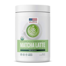 Polvo T Verde Matcha Org nico Premium Menos Cafe na Que El Caf - Matcha Latte
