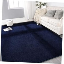 Large Ultra Soft Modern Area Rugs for Living Room Bedroom, 6 x 9 ft Navy Blue