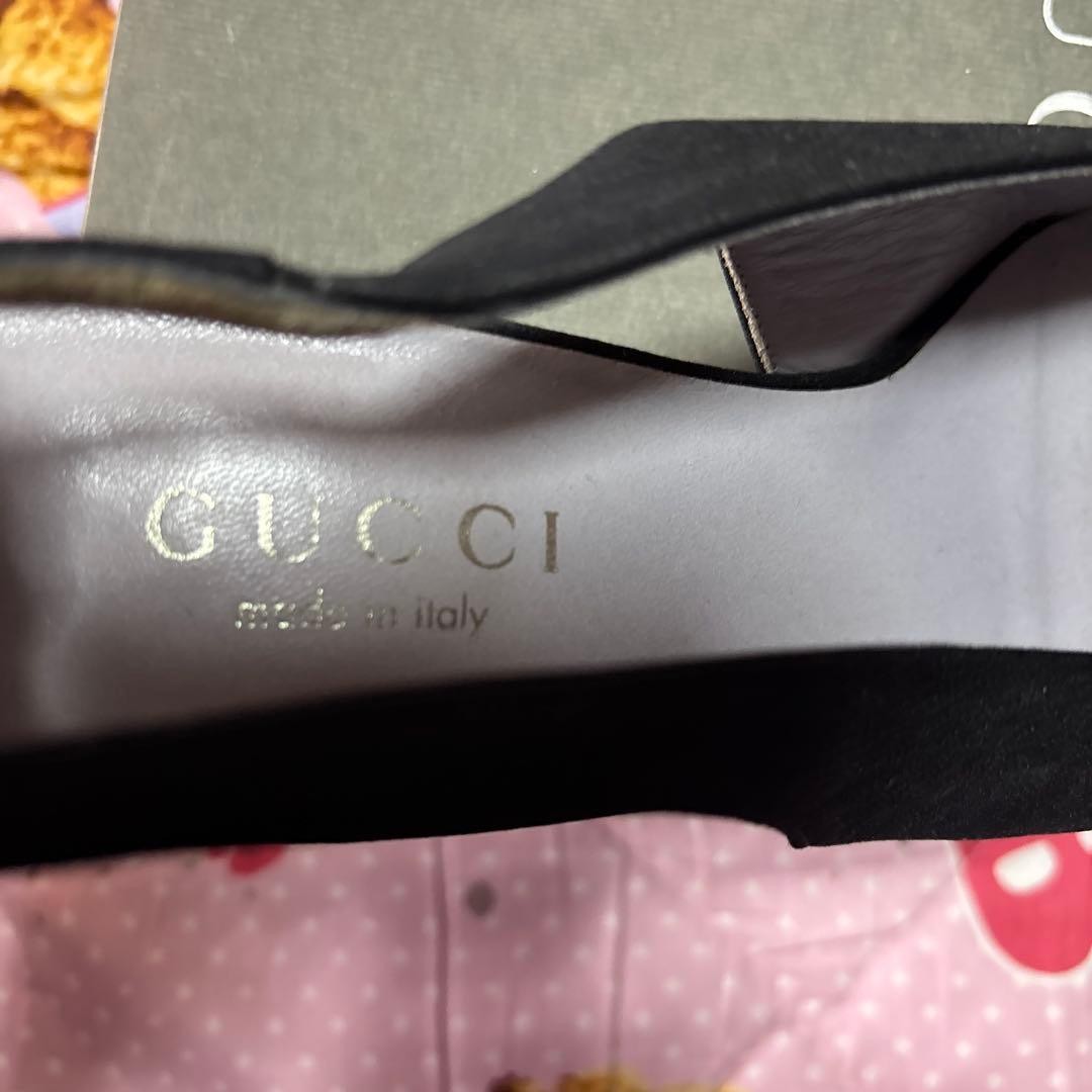 Gucci Pumps Shoes Metal Hardware Square Toe Size 37.5 US About7.5 For Women thumbnail 15