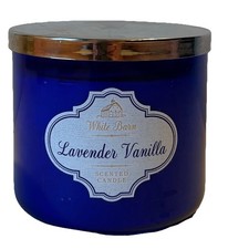 Bath  Body Works White Barn Lavender Vanilla Scented 3-Wick Candle 14.5 oz New