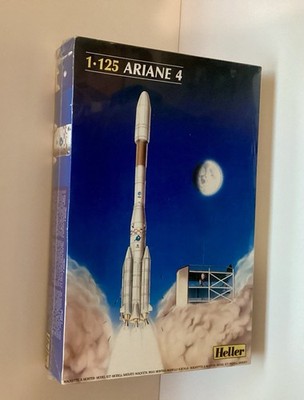 Model Rocket Heller 1 125 Ariane 4 Kit #80440/New/Sealed