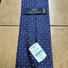 NEW Brooks Brothers 346 Modern Pure Silk Neck Tie USA Squares Green Men