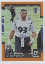 2017 Donruss Optic Rookies Orange Prizm 56/199 Chris Wormley #143 0l1