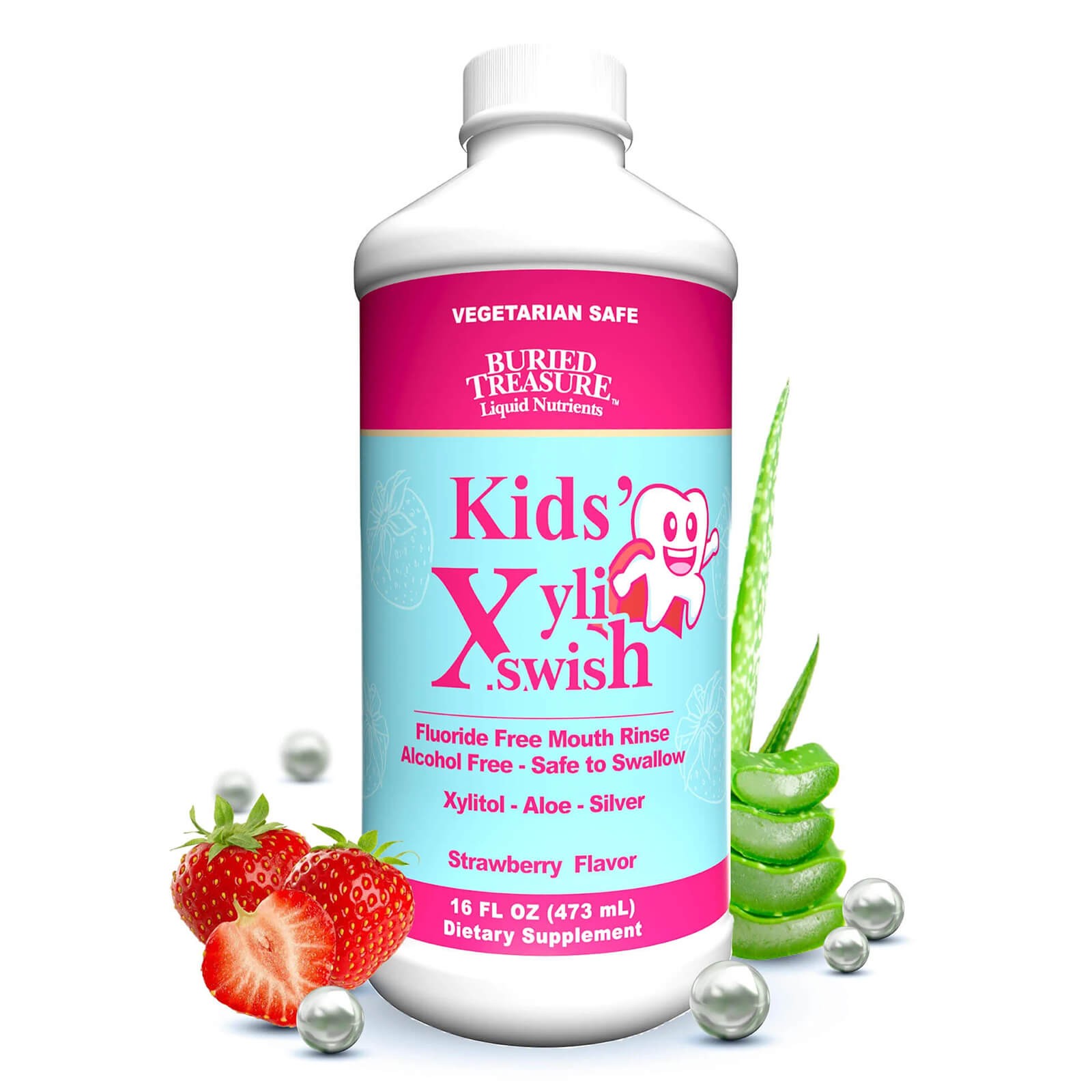 Buried Treasure Kids XyliSwish 16 oz, Children's Health