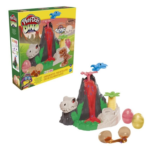 Play-Doh Dino Crew Die Dino Insel Slime Vulkan Lava Spielset Hasbro-image