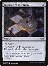 Talisman of Hierarchy Normal U Modern Horizons 233 NM