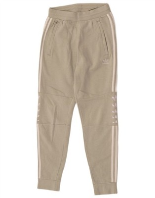 Adidas Mens Graphic Tracksuit Trousers Joggers Small  Green Cotton CA17