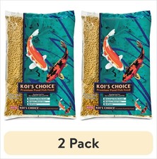 2 pack Koi's Choice Koi Floating Fish Food 10 pounds