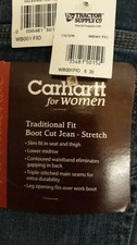 Carhartt NWT bootcut jeans womens size 6 Length 30"