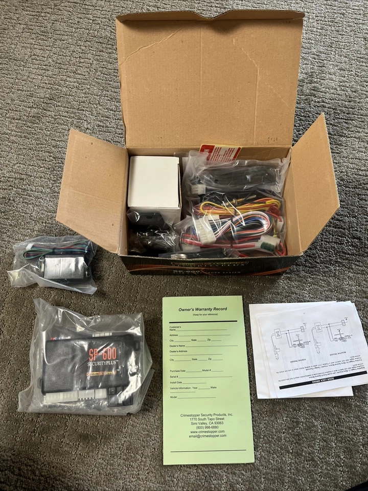 Crimestopper SP-600 2-way Paging Remote Start Keyless Entry Car Alarm System - Image 3 of 4