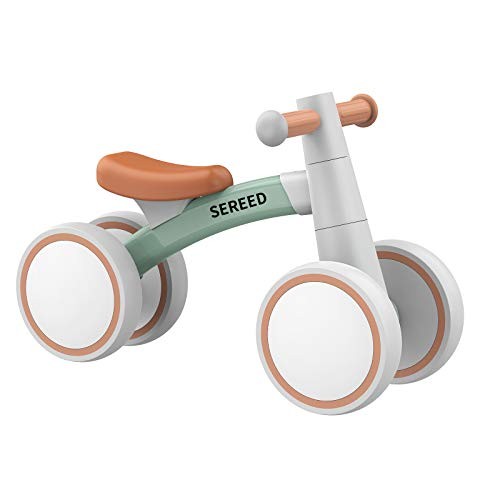  Baby Balance Bike for 1 Year Old Boys Girls 12-24 Month Toddler Balance Green
