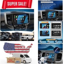 Scratch Resistant Gloss Finish Glass Protector for Ram Uconnect 8.4" Screens