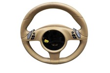 11-14 Porsche Cayenne 958 Steering Wheel W Paddle Shifters 7pp419091ae Oem 11-14 Porsche Cayenne 958 Steering Wheel W Paddle Shifters 7pp419091ae Oem