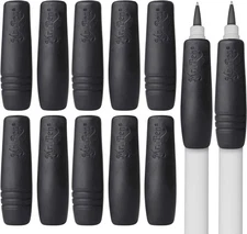 Mr. Pen- Pencil and Pen Grips, 12 Pack, Black, 12 Count (Pack of 1), Black 